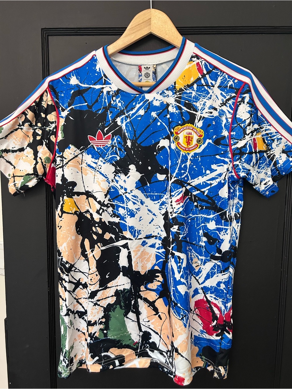 Adidas X The Stone Roses Manchester United jersey